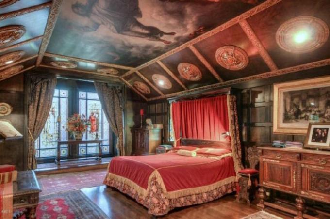 intérieur Chambre comme un château médiéval.