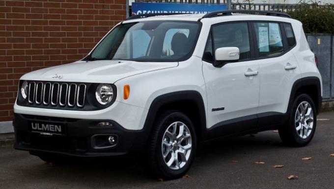 crossover compact Jeep Renegade. | Photo: uk.wikipedia.org.