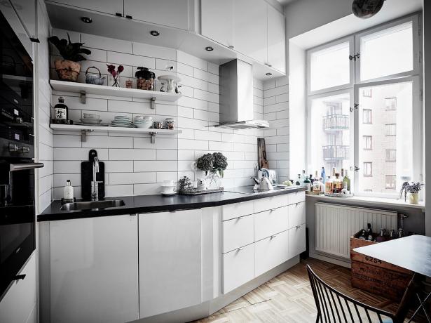 L'intérieur de la semaine: bel appartement de 40 m² dans le style scandinave