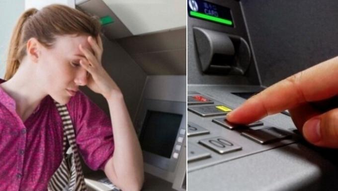 Que faire si la carte ATM coincé: conseils utiles.
