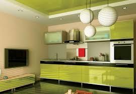 Photo d'un espace cuisine beige-olive - naturelle et harmonieuse