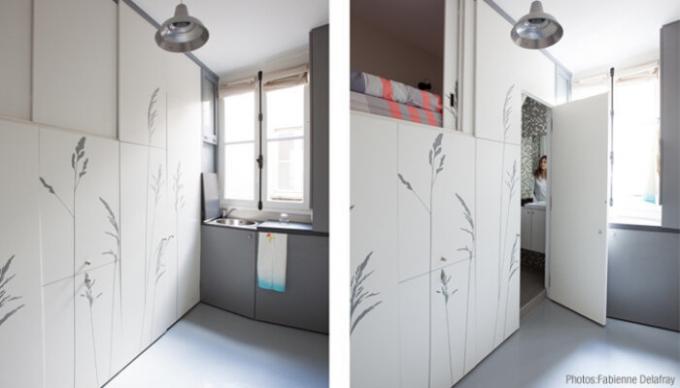 appartement design minimaliste à Paris.