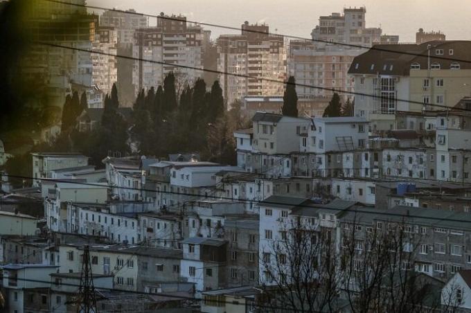 La ville entière est le réseau enchevêtré de « favelas russes. »