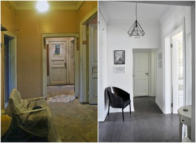 50 m² Tué dvushka, qui est reconstruit: avant et après