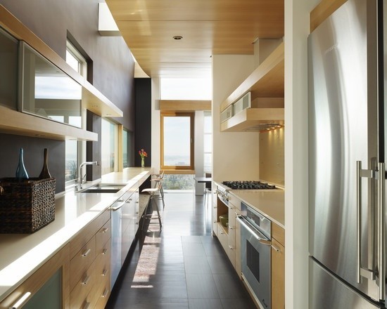 conception d'une cuisine étroite de 8 m2