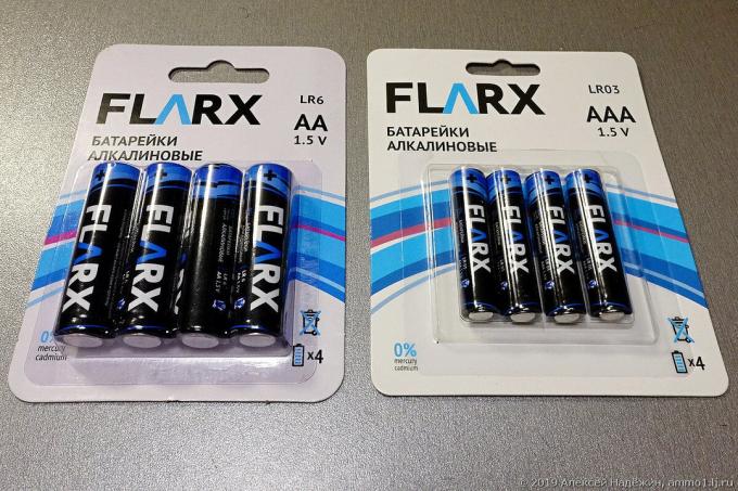 Les batteries bon marché de FixPrice