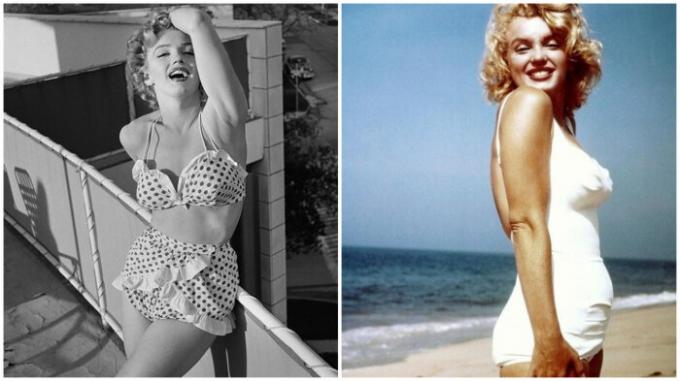 Même Marilyn Monroe ne pouvait pas toujours agir dans un bikini ...
