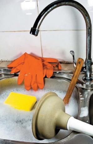 comment nettoyer l'évier de la cuisine