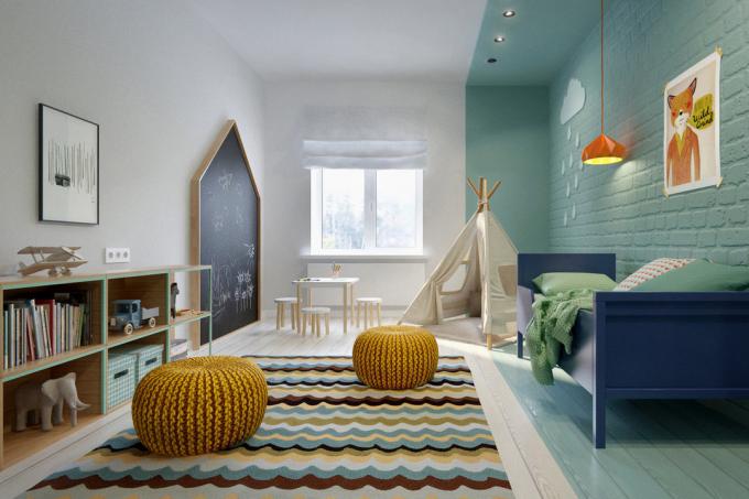 Peindre les murs dans un petit appartement: 13 idées de designers