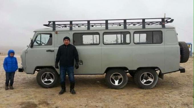 Triaxial UAZ, qui est en Mongolie et ne sont pas rares. | Photo: carakoom.com.