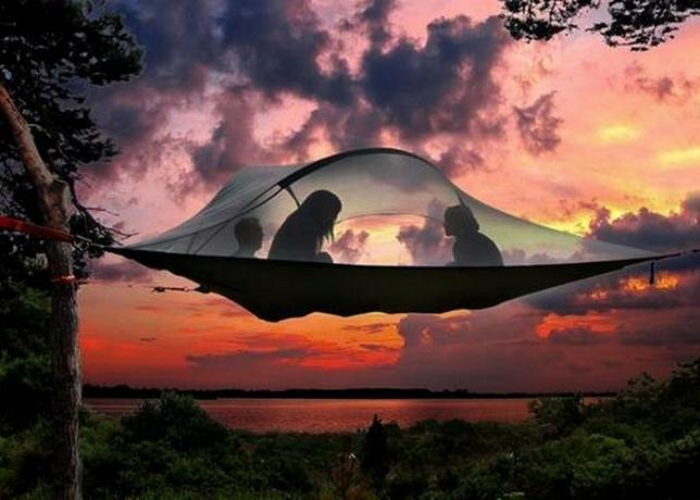 La vie sans loyer: Tentsile.