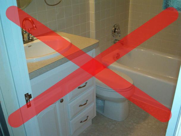 Petite salle de bains: 5 erreurs et les moyens pour y remédier