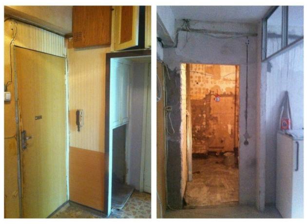 Dvushka 52 m² tué « Staline »: avant et après les photos