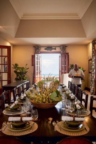 La magnifique salle à manger, ce qui est toujours pleine d'invités. | Photo: Thiago Molinos (Tiago Molinos).