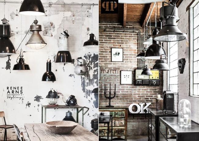 Lampes et lampes de style loft (prix - à partir de 3400 roubles)