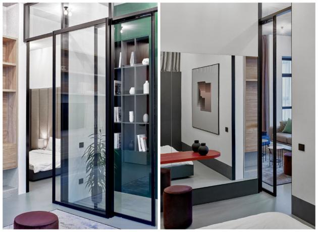 Appartement 99 m² avec seulement trois fenêtres et une mise en page personnalisée