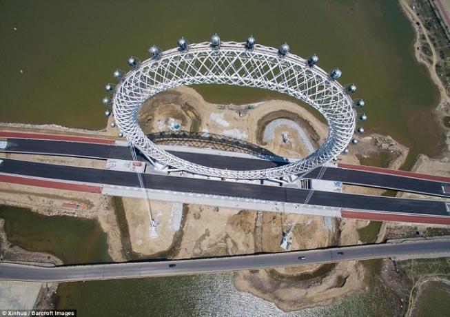 Les Chinois ont construit la première grande roue du monde sans axe