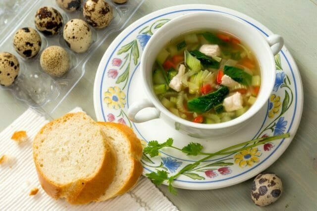 soupe légère aux légumes